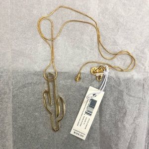 Tory Burch Cactus Necklace (18”) 🌵